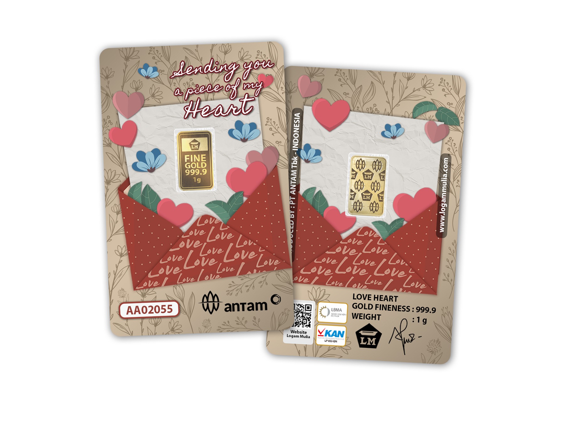 Love Heart - 1 gr